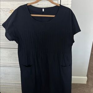 Source Unknown Black Midi Dress